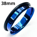 BL ボディピアス ブルーニオビウム シングルフレアイヤーレット 【 38mm】★メール便翌日到着300円★