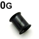 BK ボディピアス ブラックチタン ダブルフレアイヤーレット 【 0G】(7,9)mm ★メール便翌日到着300円★