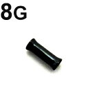 BK ボディピアス ブラックチタン ダブルフレアイヤーレット 【 8G】 ★メール便翌日到着300円★