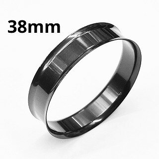 BK ボディピアス ブラックチタン ダブルフレアイヤーレット 【 38mm】 ★メール便翌日到着300円★ BK ボディピアス ブラックチタン ダブルフレアイヤーレット 【 38mm】 ★メール便翌日到着300円★
