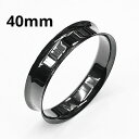 BK ボディピアス ブラックチタン ダブルフレアイヤーレット 【 40mm】 ★メール便翌日到着300円★