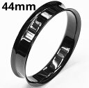 BK ボディピアス ブラックチタン ダブルフレアイヤーレット 【 44mm】 ★メール便翌日到着300円★(4)