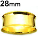 18GP ボディピアス 18金ゴールド ダブルフレアイヤーレット 【 28mm】(7,9)mm★メール便翌日到着300円★