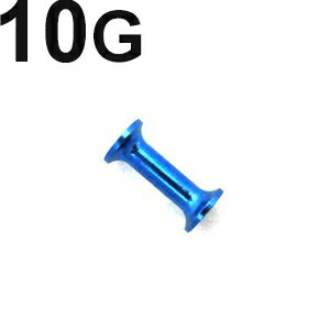 BL ボディピアス ブルーニオビウム ダブルフレアイヤーレット 【 10G】★メール便翌日到着300円★ BL ボディピアス ブルーニオビウム ダブルフレアイヤーレット 【 10G】★メール便翌日到着300円★