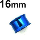 BL ボディピアス ブルーニオビウム ダブルフレアイヤーレット 【 16mm】(7,9)mm★メール便翌日到着300円★
