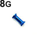 BL ボディピアス ブルーニオビウム ダブルフレアイヤーレット 【 8G】★メール便翌日到着300円★