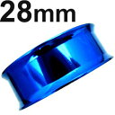 BL ボディピアス ブルーニオビウム ダブルフレアイヤーレット 【 28mm】(7,9)mm★メール便翌日到着300円★
