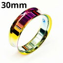 RB ボディピアス レインボーニオビウム ダブルフレア イヤーレット 【30mm】★メール便翌日到着300円★