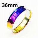 RB ボディピアス レインボーニオビウム ダブルフレア イヤーレット 【36mm】★メール便翌日到着300円★