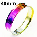 RB ボディピアス レインボーニオビウム ダブルフレア イヤーレット 【40mm】★メール便翌日到着300円★