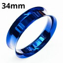 BL ボディピアス ブルーニオビウム ダブルフレアイヤーレット 【 34mm】★メール便翌日到着300円★