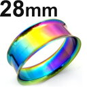 RB ボディピアス レインボーニオビウム ダブルフレア イヤーレット 【 28mm】(7,9)mm★メール便翌日到着300円★