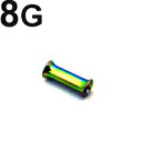 RB ボディピアス レインボーニオビウム ダブルフレア イヤーレット 【 8G】★メール便翌日到着300円★