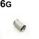 SS ボディピアス サージカルステンレス ダブルフレアイヤーレット 【 6G】★メール便翌日到着300円★