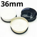UV ボディピアス アクリル シングルフレアプラグ 片面ドーム型【 36mm】★メール便翌日到着300円★