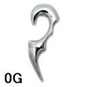SS ボディピアス サージカルステンレス トライバルタイプA 【 0G】 ★メール便翌日到着300円★