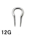 SS ボディピアス サージカルステンレス トライバルタイプC 【 12G】 ★メール便翌日到着300円★