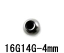 SS ボディピアス サージカルステンレス ピアスキャッチ 【16G、14G】 4mmボール★メール便翌日到着300円★