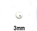 SS ボディピアス サージカルステンレス 3mm ピアスキャッチ★メール便翌日到着300円★