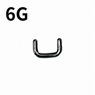 BK　ボディピアス　ブラックチタン　セプタム　【6G】★メール便翌日到着300円★
