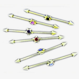 18GP ボディピアス 18金ゴールド スターインダス 【16G 14G】★ネコポス翌日300円★ 18GP ボディピアス 18金ゴールド スターインダス 【16G 14G】★ネコポス翌日300円★