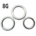 SS ボディピアス サージカルステンレス セグメントリング 【8G】 (12、14、16)mm★メール便翌日到着300円★