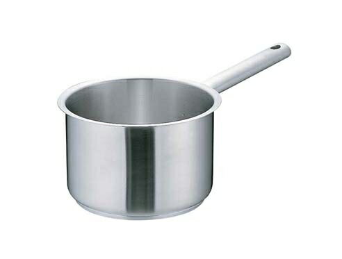 ムラノ インダクション18-8 片手深型鍋 （蓋無）18cm （AKTD102）