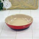 ル・クルーゼ（Le Creuset） ラウンド・ディッシュ 20cm チェリーレッド 910344- ...