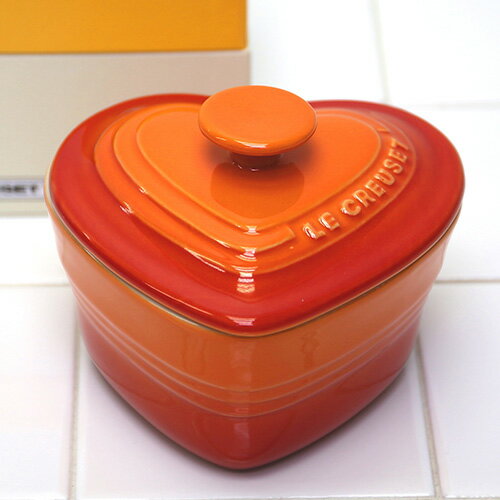 ル・クルーゼ（Le Creuset） ラムカンダムール フタ付 蓋付 Lサイズ オレンジ フタ付 大 （日本正規販売品）