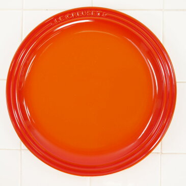 ル・クルーゼ（Le Creuset） ラウンド・プレート・LC 23cm オレンジ 910140-23-09 （日本正規販売品）
