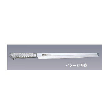 蛸引 M1137 27cm ブライトM11PRO●刃渡寸法:27cm●庖丁は片刃、右仕様となります。●抗菌●ブライトM11PRO手研本刃付●刃部:モリブデンバナジウム特殊鋼を用い、切れ味、長切れを重視。●ハンドル部:18-8 ステンレスステンレススチールモナカハンドル。ガラスビーズショット仕上げによる、手触りのソフト化、滑り防止。●刃部とハンドル部の溶接による一体化で、雑菌等の付着防止など、従来の木ハンドルの衛生面での問題を克服しました。※メーカー希望小売価格はメーカーカタログに基づいて掲載しています。(カタログ表示価格は消費税が含まれていません)