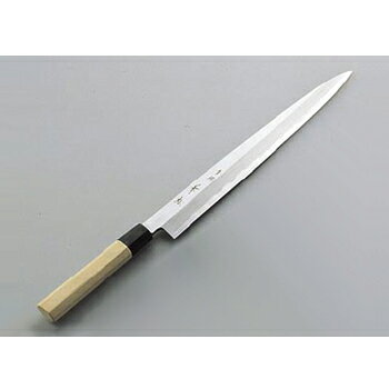 柳刃庖丁 30cm 青二鋼 兼松作●刃渡寸法:30cm●庖丁は片刃、右仕様となります。●兼松作青鋼●青二鋼本霞研●本職用の和庖丁で、切れ味の持続性に優れた最高級の料理庖丁です。※メーカー希望小売価格はメーカーカタログに基づいて掲載しています。(カタログ表示価格は消費税が含まれていません)