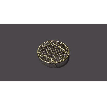 目皿足付 10.5cm 手編み亀甲 18-8(金メッキ付)●10.5cm●φ105×H10※メーカー希望小売価格はメーカーカタログに基づいて掲載しています。(カタログ表示価格は消費税が含まれていません)