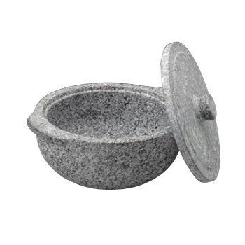 石鍋土鍋風 （蓋付） 長水遠赤 22cm