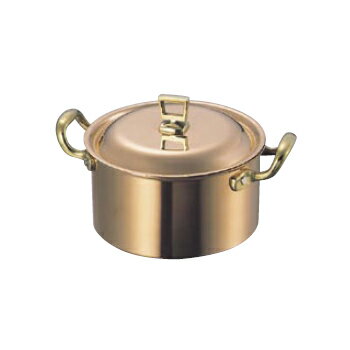 両手鍋 ガゼル 銅製 深型 21cm