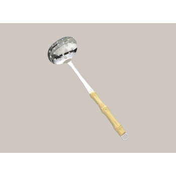 お玉 穴明 夕華 18-8（ステンレス） 中 （φ64）