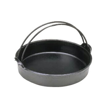 すきやき鍋 つる付き 電磁用 アルミ 28cm