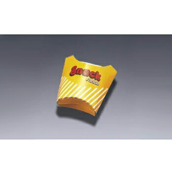 スナックカートン 1392 大 紙製 黄（50枚入）