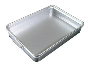 アルミ手付番重 ばんじゅう（板取手） 小 80 （ABV07308）