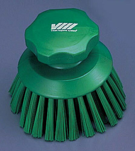 ヴァイカン ハンドブラシ丸 ハードタイプ 3885 グリーン （JBLD504）