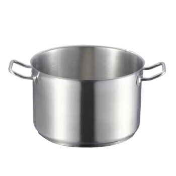 18-8（ステンレス） プロシェフ 半寸胴鍋 IH 蓋無 22cm