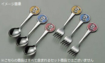 お子様フォーク 共柄 パンダT 青