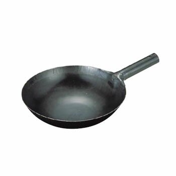 中華鍋 片手 打出 鉄製 山田 （ 山田工業所 ） 30cm （板厚1.6mm）