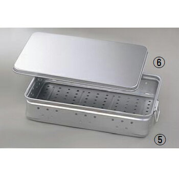 番重 ばんじゅう キングボックス 手付 パンチング アルマイト 大 110mm