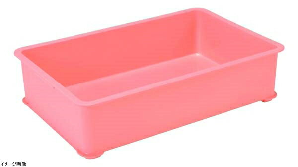 EBM PPカラー番重 A型 小 ピンク(サンコー製)