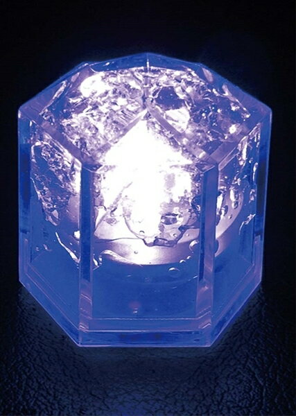 光る氷 ライトキューブ 光る氷 ライトキューブ・クリスタル(24入)ブルー