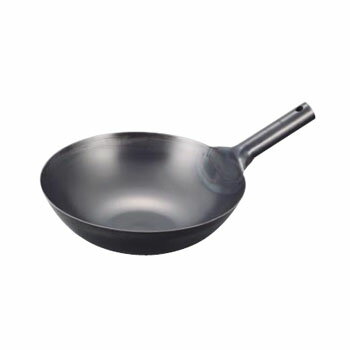 鉄ブルーテンパー プレス 中華片手鍋 27cm