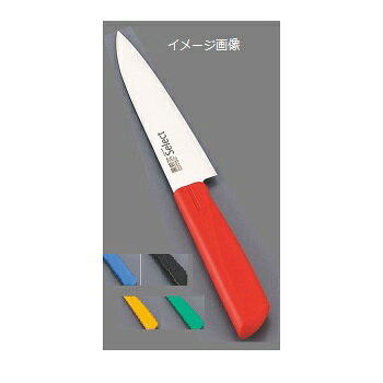 サイズ(cm)12カラーイエロー全長(mm)230質量(g)44背厚(mm)1.3※メーカー希望小売価格はメーカーカタログに基づいて掲載しています。(カタログ表示価格は消費税が含まれていません)特長・ハンドルは、耐熱性、耐衝撃性に優れ柔らかい感触で、使い 易さを考慮したデザインです。・焼き入れ後に-70℃以下に冷却する特殊な処理をほどこす事 により、高い硬度と靱性を与えています。・抜群の切れ味とその持続性を保証します。また研ぎ直しも 容易に出来ます。材質:刃身/大同特殊鋼製モリブデン・バナジウム・ステンレス鋼ハンドル/ゼラス（オレフィン系エラストマー）耐熱温度:105℃カラーセレクト ※御注文の際は、色を御指定ください。※庖丁の表示サイズは、すべて刃渡り寸法となっております。