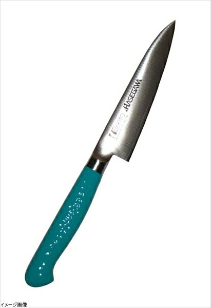 ハセガワ 抗菌カラー庖丁 ペティーナイフ 12cm グリーン MPK-12