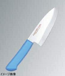 マスターコック 抗菌カラー庖丁 モリブデン・バナジウム鋼 和風出刃庖丁 165mm ブルー MCDK165M